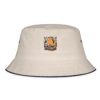 Wurzeln des amerikanischen Klangs - Bucket Hat - Natur/Navy - Vorne