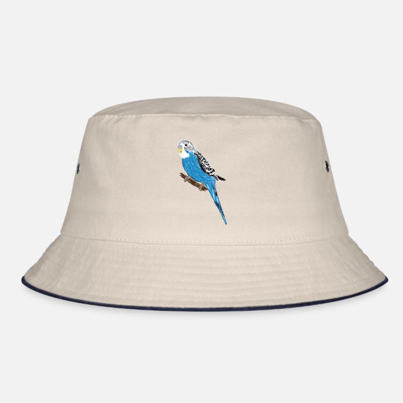 Blue Parakeet / Blue Budgie III Bucket Hat