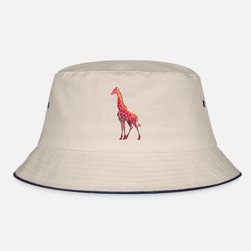 Giraffe Art Bucket Hat