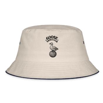 Goose Dance Club - weirdpeoplelovethis. - Bucket Hat - ecru/navy - Front