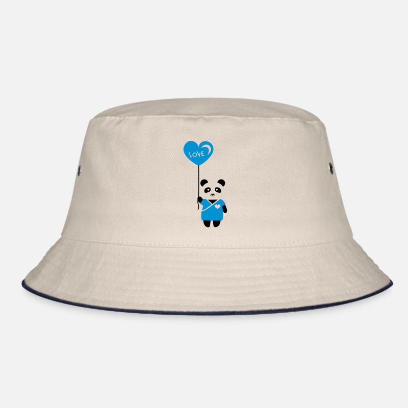 Pärchenshirt "Panda" Junge Bucket Hat