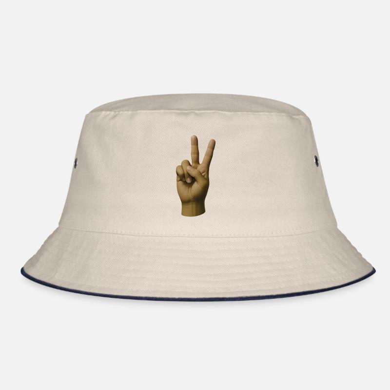 FRIEDENS-HAND #1 – Frieden & Liebe Bucket Hat