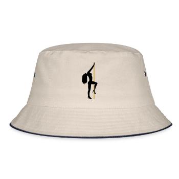 Sexy Girl - Bucket Hat - Natur/Navy - Vorne