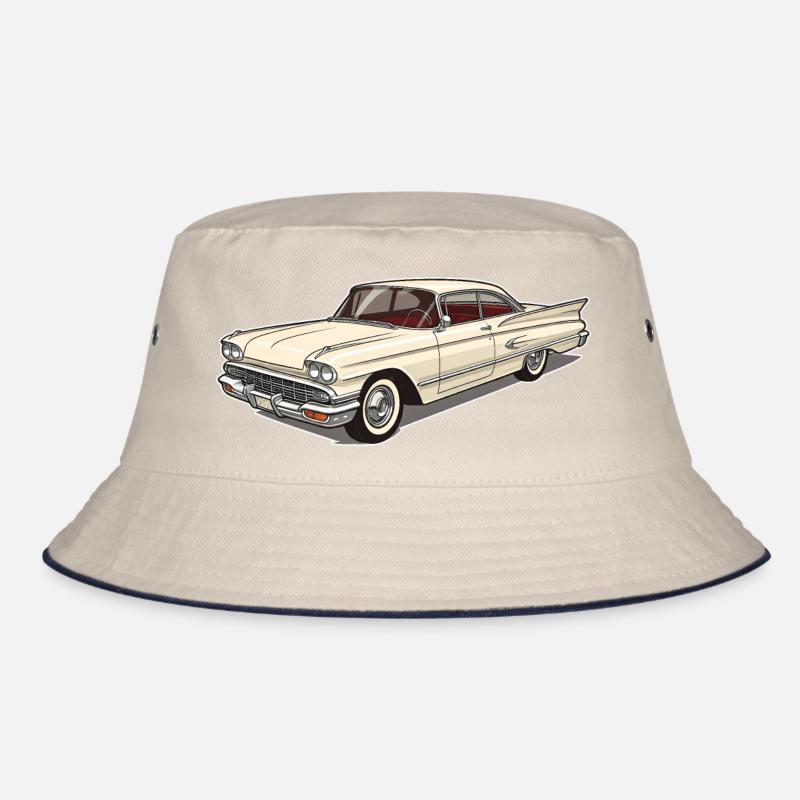 Klassischer Oldtimer - Elegantes Retro-Autodesign Bucket Hat