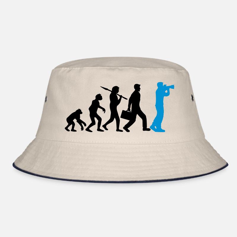 Fotograf Kamera Evolution Bucket Hat