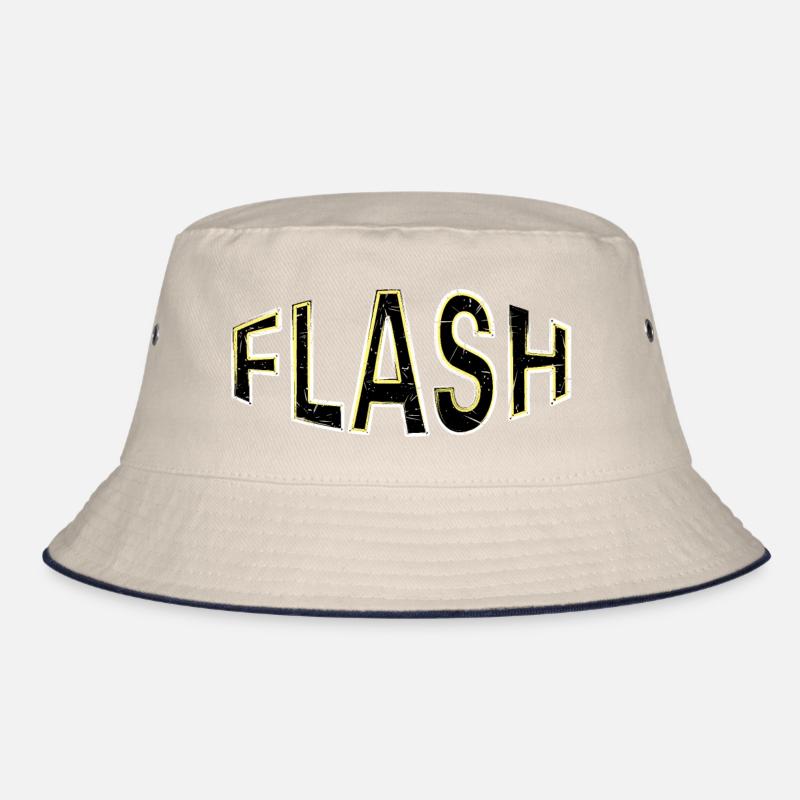 FLASH Label mit Blitzen Bucket Hat