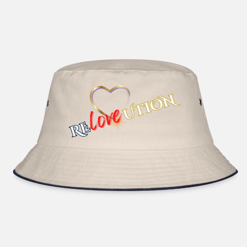 Liebevolution Herzrose Typo Bucket Hat