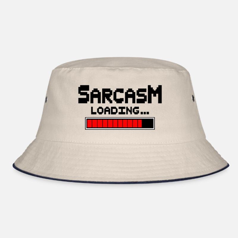 Sarcasm Loading Humor Bucket Hat