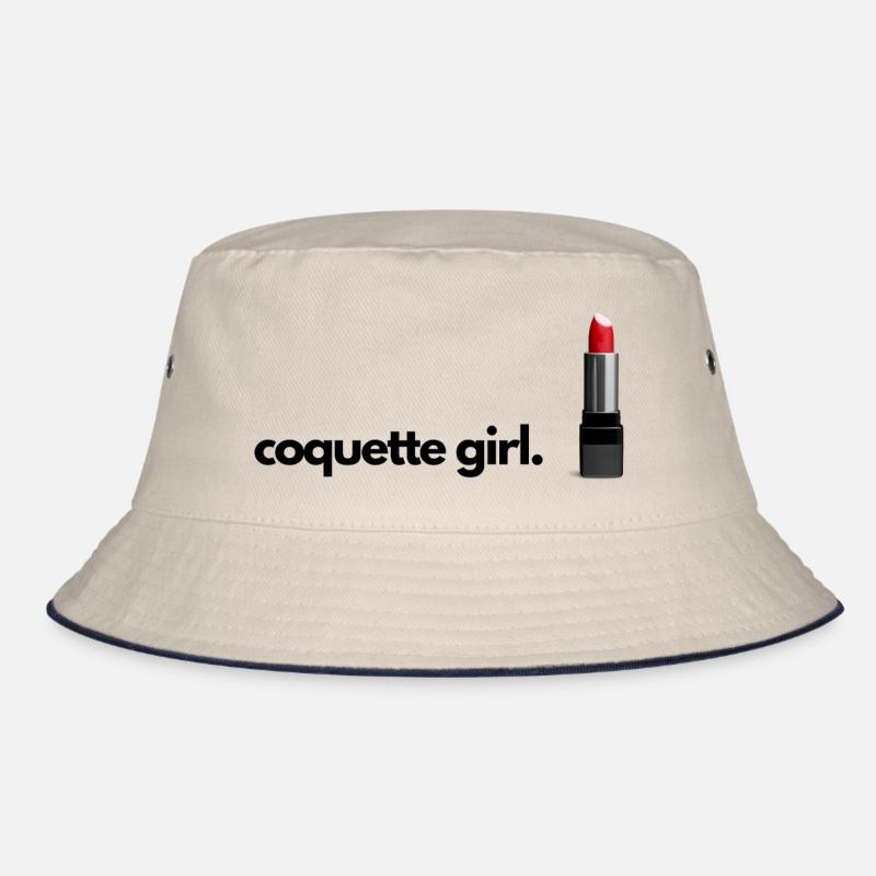Coquette Mädchen Student Kit Kit Bucket Hat