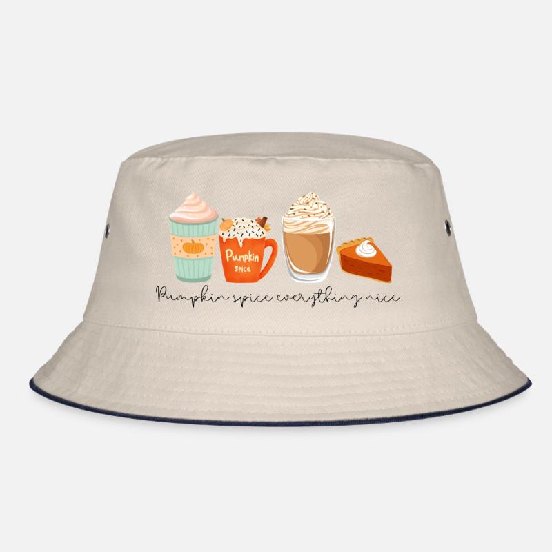 ☕ Pumpkin Spice Everything Nice 🎃 Bucket Hat