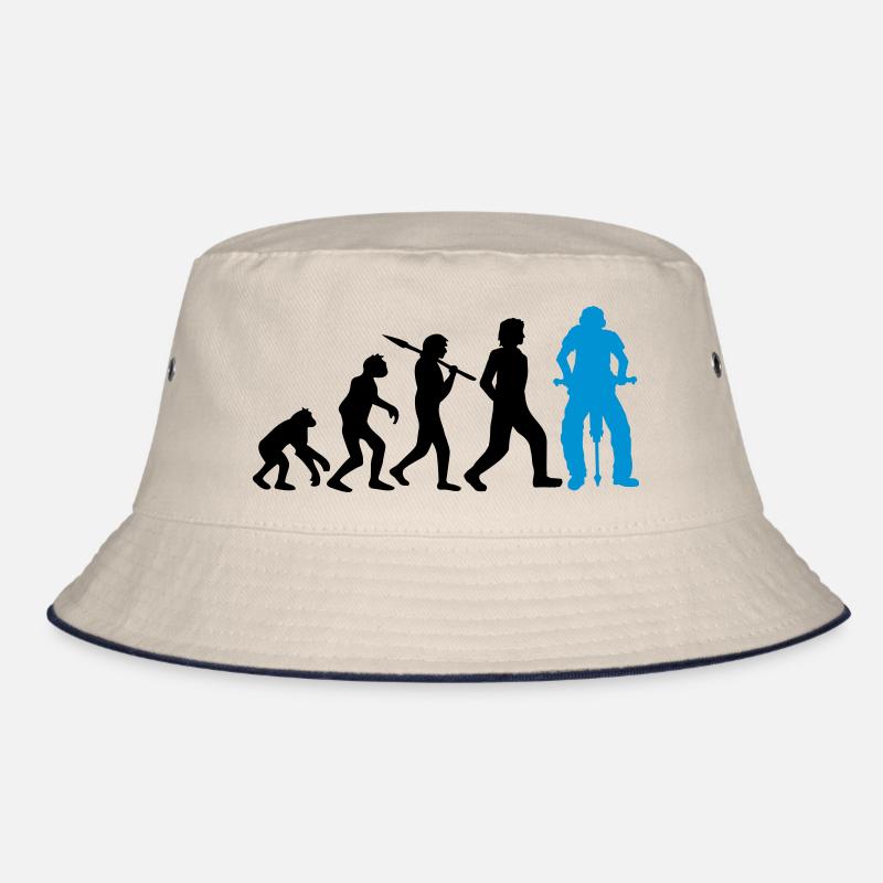 Logo Evolution Jackhammer Bucket Hat