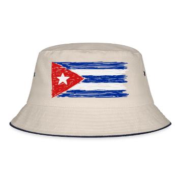Drapeau de Cuba - Bob - blanc cassé/bleu marine - Devant