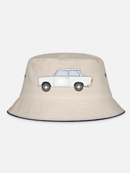 blockedName - Bucket Hat - Natur/Navy