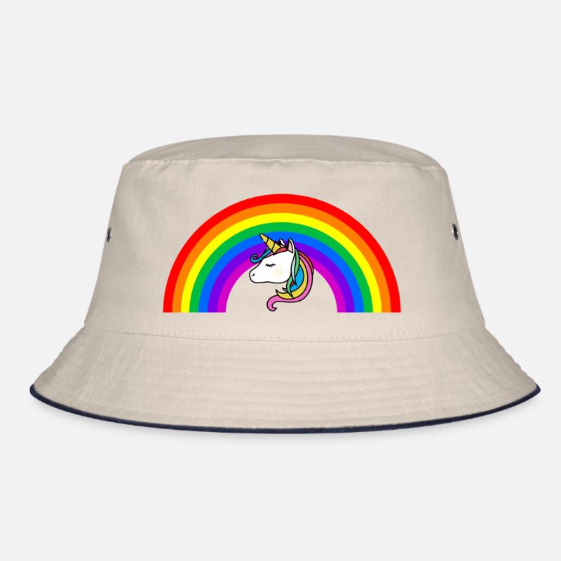 Regenbogen Einhorn Bucket Hat