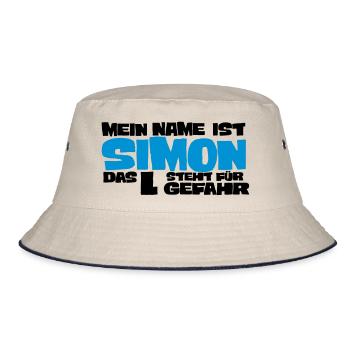 simon - Bob - blanc cassé/bleu marine - Devant