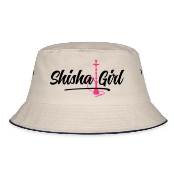 shisha girl - Bucket Hat - Natur/Navy - Vorne