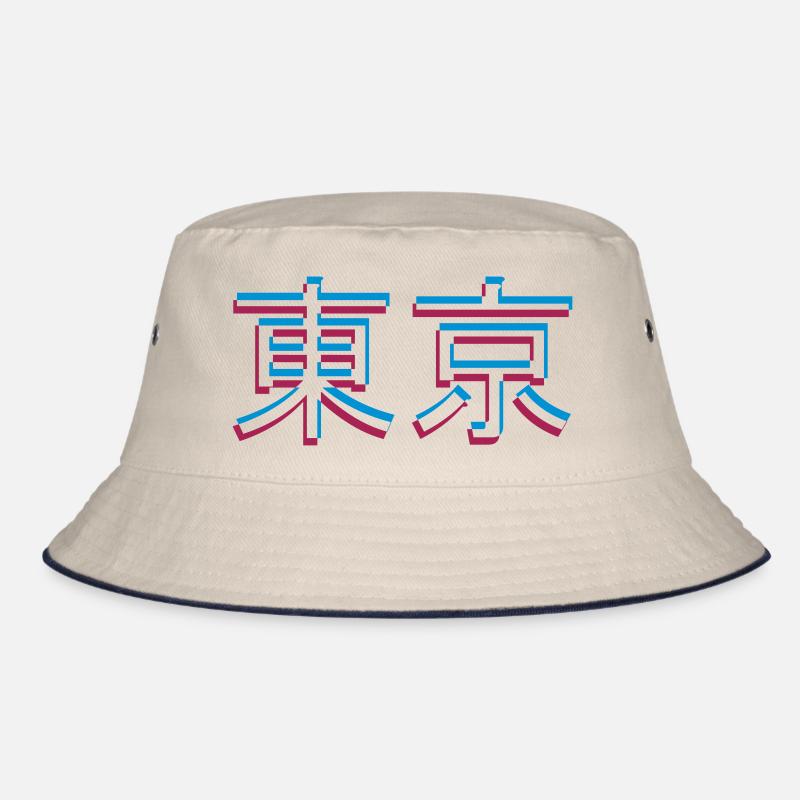 Tokyo 3D Effekt Bucket Hat