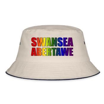 Swansea-Abertawe - Bob - blanc cassé/bleu marine - Devant