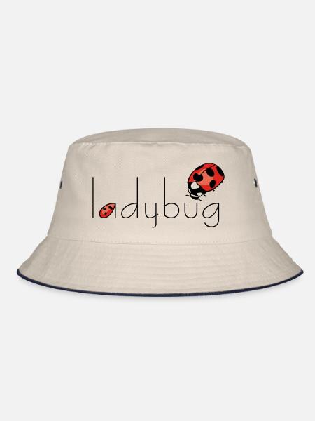 ladybug Marienkäfer - Bucket Hat - Natur/Navy - Vorne