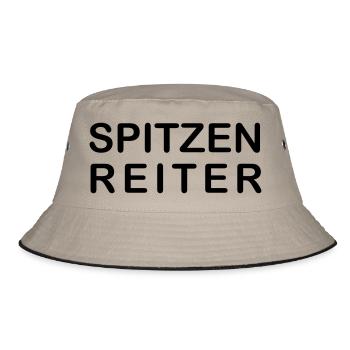 spitzenreiter - Bucket Hat - Khaki/Schwarz - Vorne