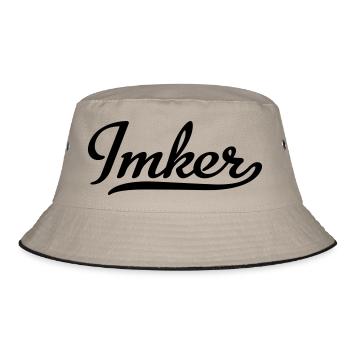 Imker - Bucket Hat - Khaki/Schwarz - Vorne