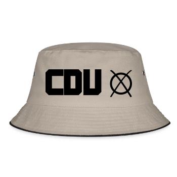 cdu - Bucket Hat - Khaki/Schwarz - Vorne