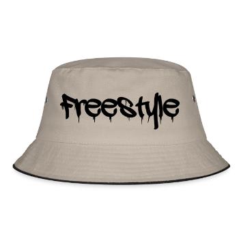Freestyle - Bucket Hat - Khaki/Schwarz - Vorne