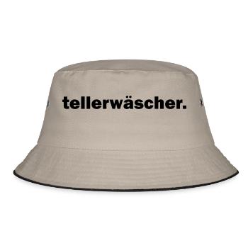 Tellerwäscher - Bucket Hat - Khaki/Schwarz - Vorne