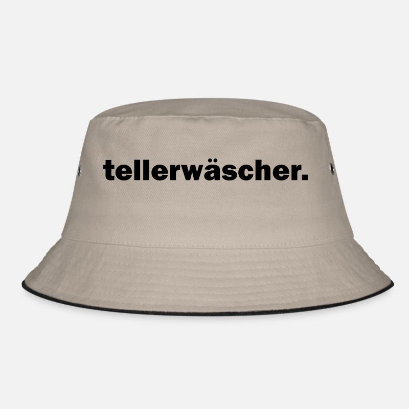 Tellerwäscher - Bucket Hat - Khaki/Schwarz