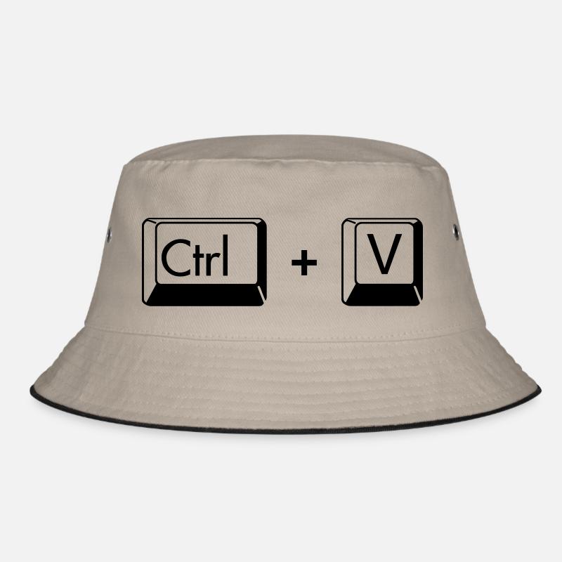 Copy paste funny gift for twins Bucket Hat