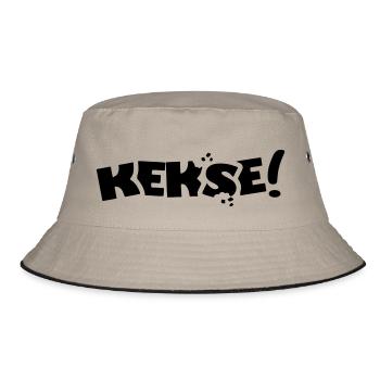 Kekse!2 - Bucket Hat - Khaki/Schwarz - Vorne