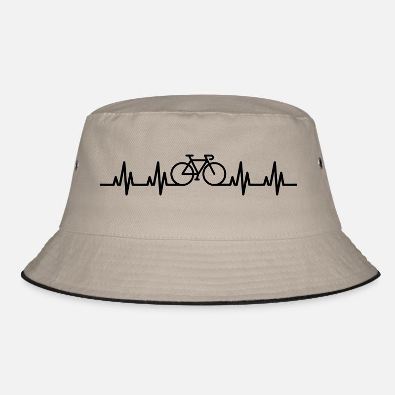 ECG Bicycle Bucket Hat