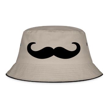 moustache - Bob - kaki/noir - Devant