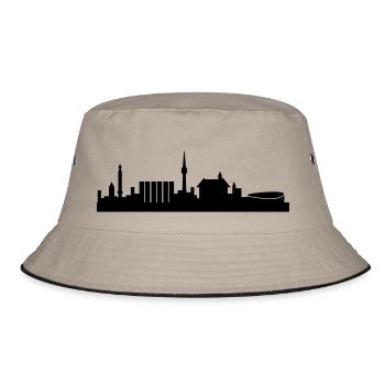 stuttgart - Bucket Hat - Khaki/Schwarz - Vorne