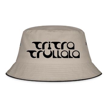 TRITRATRULLALA - Bucket Hat - Khaki/Schwarz - Vorne