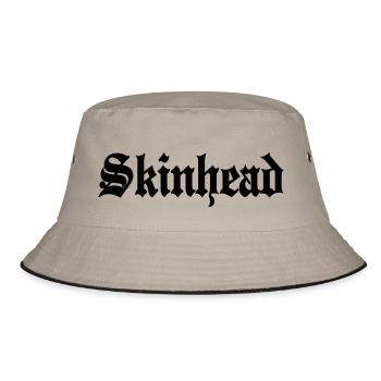 Working Class Skinhead Oi! Antiracist Bootboys My - Bucket Hat - khaki/black - Front