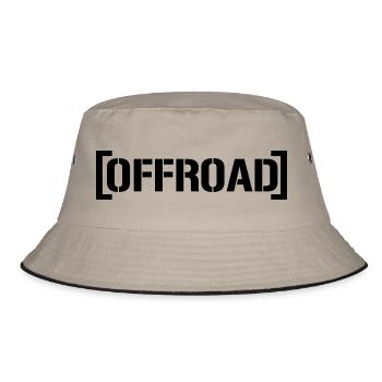 Offroad - Bucket Hat - Khaki/Schwarz - Vorne