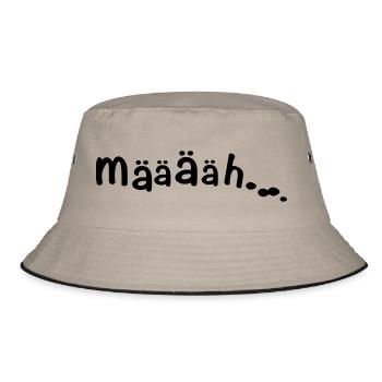 BAAAAA GOAT - Bucket Hat - khaki/black - Front