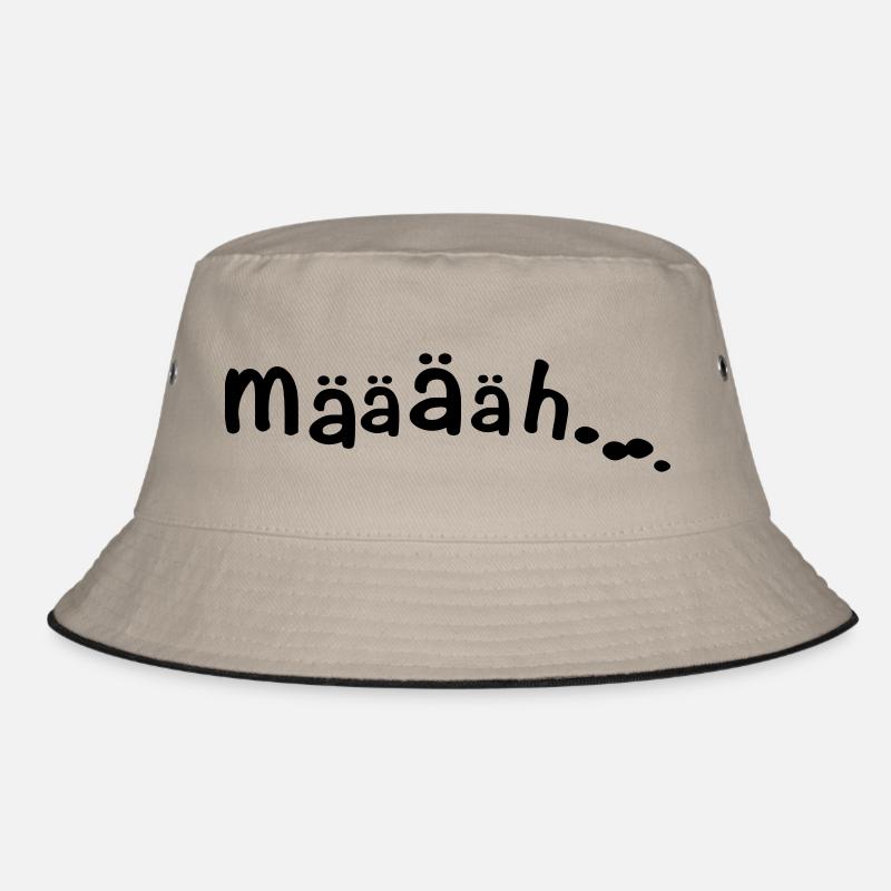 MÄÄÄH ZIEGE - Bucket Hat - Khaki/Schwarz
