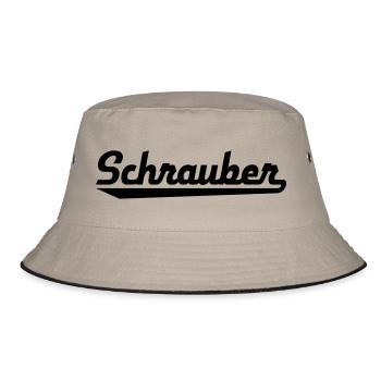 Schrauber - Bucket Hat - Khaki/Schwarz - Vorne