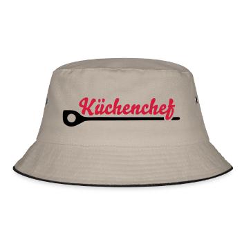Küchenchef - Bucket Hat - Khaki/Schwarz - Vorne