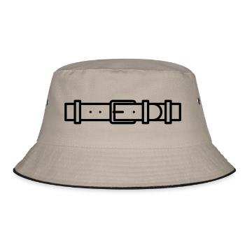 belt - Bucket Hat - khaki/black - Front
