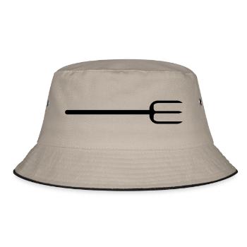 pitchfork - Bucket Hat - khaki/black - Front