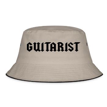 Gitarrist - Bucket Hat - Khaki/Schwarz - Vorne