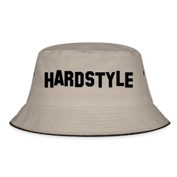 hardstyle - Bucket Hat - Khaki/Schwarz - Vorne