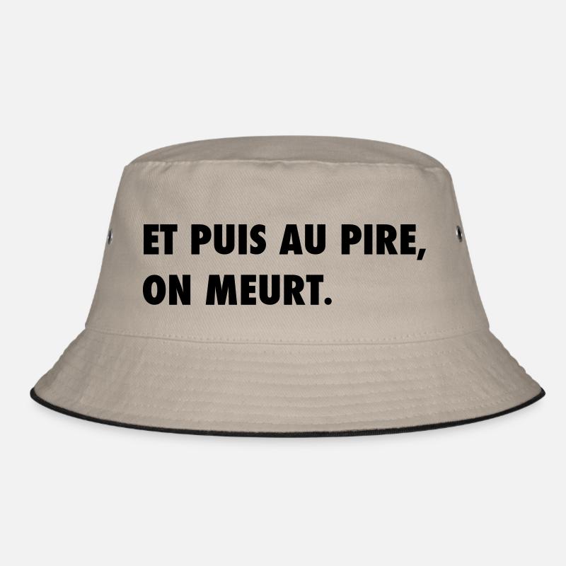 Et puis au pire, on meurt - Bob - kaki/noir