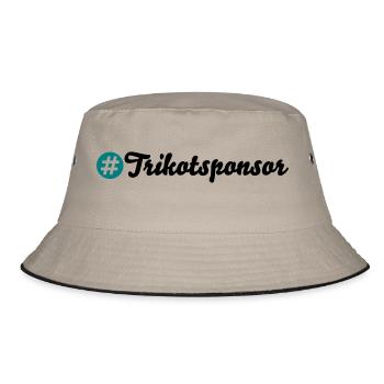 Trikotsponsor - Bucket Hat - Khaki/Schwarz - Vorne