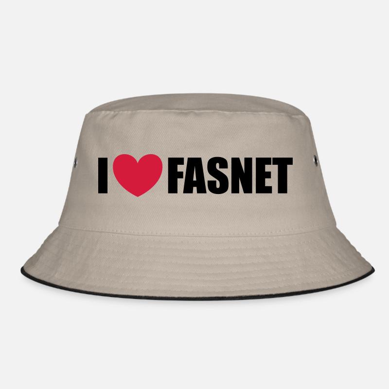 I love Fasnet Bucket Hat