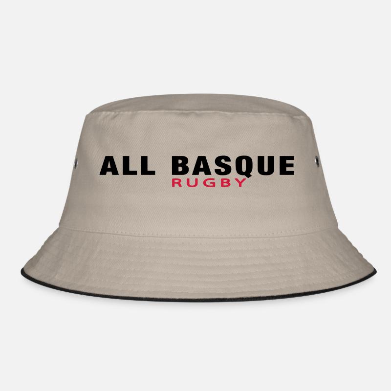 ALL BASQUE rugby v1 (2c) - Bucket Hat - khaki/black