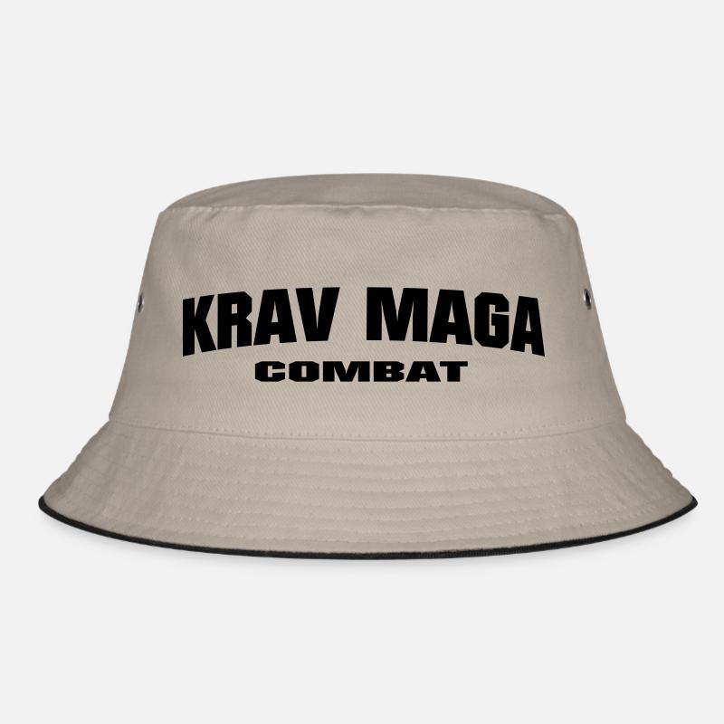 Krav Maga Combat - Bucket Hat - Khaki/Schwarz